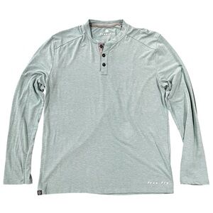 Free Fly Bamboo Flex Henley Shirt Medium